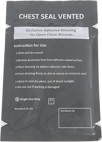 Emergencies Trauma Sticker Chest Seal Vented Medically Patches Outdoor Tool Dressing Bandages Patches