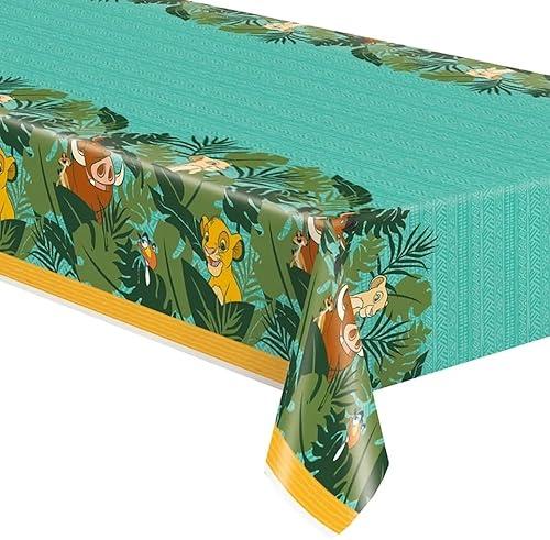Disney Lion King Rectangular Plastic Table Cover 54" x 84" 1 Pc