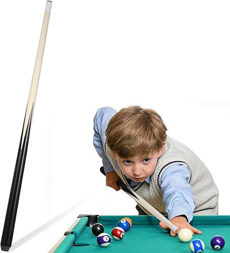 Toyvian Mini Pool Cue Stick for Kids: 18. 8 Inch Wooden Short Billiard Cue with Ergonomic Grip, Lightweight Pool Table Sticks- Perfect for Kids Boys and Girls Indoor & Outdoor Games