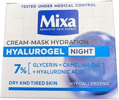 Mixa Hyalurogel Hydrating Cream Mask Overnight Recovery 50ml