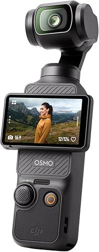 DJI Osmo Pocket 3, Vlogging Cameras with 1'' CMOS & 4K/120fps Vlog Camera, 3-Axis Stabilization, Fast Focusing, Face/Object Tracking, Digital Vlogging Camera for YouTube — 12% off