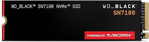 WD_Black SN7100 500GB NVMe SSD - Gen4 PCIe, M.2 2280, Up to 6,800 MB/s Read Speed, Next Gen TLC 3D NAND, for Laptops, Handheld Gaming Devices - WDS500G4X0E