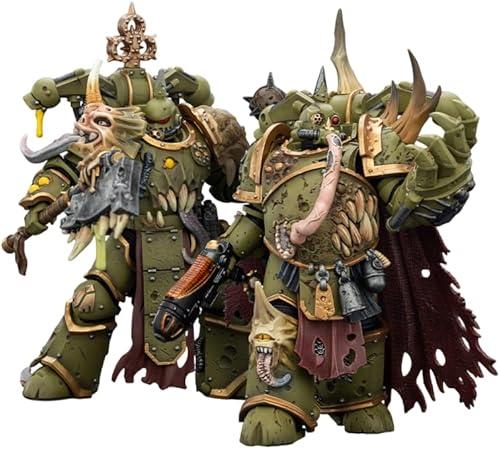 JOYTOY Warhammer 40K 1/18 Action Figure Collection Model Gift,Death Guard Plague Marine Set-JT03592+JT03608