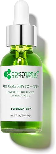 Supreme Phyto + Gel, Refreshing Botanical Antioxidant Serum with Hyaluronic Acid, Kojic Acid & Arbutin, Hydrating Facial Gel for Radiant & Nourished Skin, Calming Cucumber & Thyme Formula, 1 fl oz