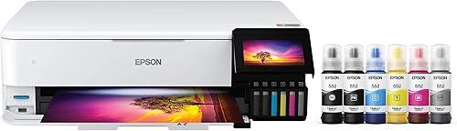 Epson EcoTank Photo ET-8550 Wireless Wide-format Color All-in-One Supertank Printer with Scanner Copier, Ethernet and 4.3-inch Colorfull Touchscreen — 20% off