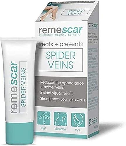 Remescar - Spider Veins Treatment - Spider Vein Cream for Legs, Abdomen & Face - Thread Vein Prevention Cream for Men & Women - Spider Vein Reduction Treatment - Instant Results