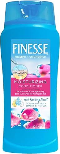 FINESSE Restore + Strengthen Moisturizing Conditioner, 24 oz, Moisturize & Repair Dry or Damaged Hair for Soft, Healthy Looking Hair