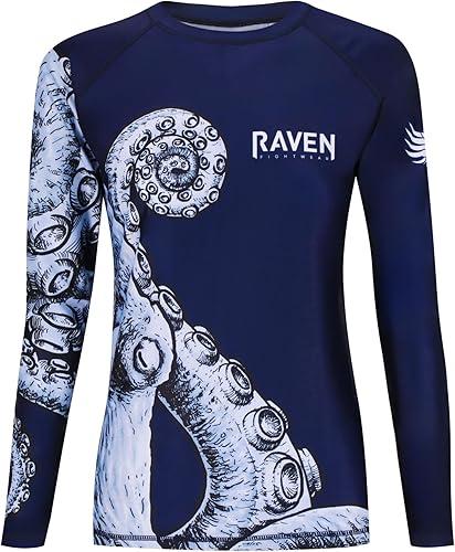 Raven Fightwear Women's Kraken Octopus Rash Guard MMA BJJ