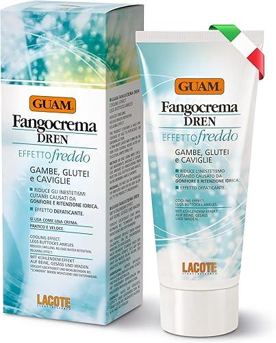 GUAM DREN, Reshaping Draining Seaweed Mud Body Cream against Swelling and Water Retention, Cold Formula 200ML | by Guam Beauty