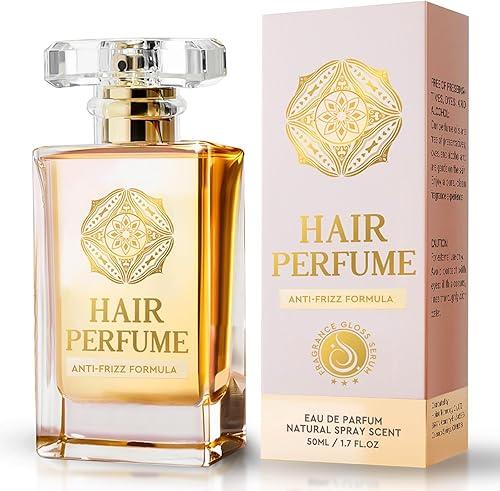Hair Perfume, Valentine's Day Gifts for Mom and Girls, 50ml Leave-In Conditioning Spray for Dry & Frizzy Hair, Long Lasting Fragrance & Smoothing Spray
