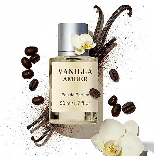 Ambery Vanilla Eau de Parfum for Women - Perfume Spray with Coffee, Jasmine, Cedarwood & Patchouli Notes - Gourmand Fragrance, 1.7 Fl Oz (VANILLA AMBERY)