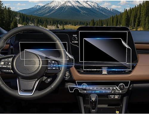 CDEFG 6Pcs for 2026 Subaru Outback Screen Protector, for 2026 Subaru Outback Nano Screen Covers (12.1" Touchscreen & 12.3" Instrument & AC Display), Subaru Outback Accessories 2026 HD Clear