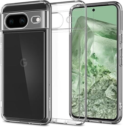 Spigen for Pixel 8 Case, Ultra Hybrid[Anti-Yellowing] [No Magnet Ring] - Clear