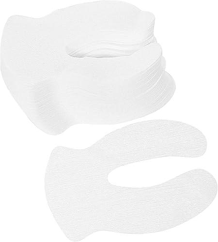 TEHAUX Disposable Cotton Eye Mask Pads 1000pcs Moisturizing Cotton Eye Patches for Care Hydrating Mask Paper for Sensitive Skin and Daily Use