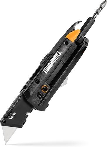 ToughBuilt Electrician Folding Utility Knife w/Bit Driver and Pry Bar TB-H4-12-IM