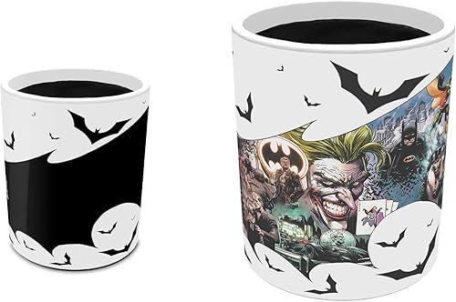 Morphing Mugs DC Comics - Batman – Cape - One 16 oz Heat Sensitive Clue Mug – Full Image Revealed When HOT Liquid Is Added MMUGC1607 — 20% off