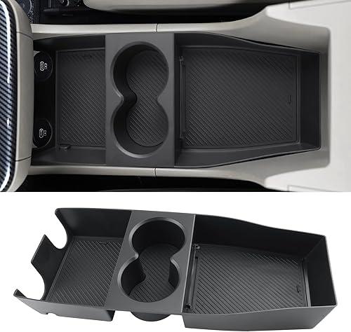 CDEFG for 2025 2026 Hyundai Ioniq 5 Center Console Organizer, for 2025 2026 Hyundai Ioniq 5 Accessories Lower Console Tray 2025 2026 Ioniq 5 Floor Console Storage Box(Not for Ioniq 5 N)