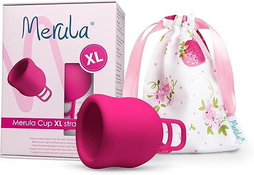 Merula Cup XL Strawberry (Pink) - The Cup for Very Heavy Days