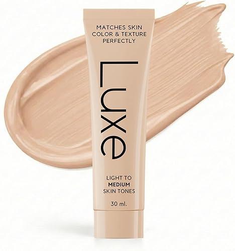 Luxe Color Changing Foundation for Women – Instantly Adapts to Your Skin Tone – Buildable Light-to-Medium Coverage – 12-Hour Wear – Natural Dewy Finish - Light