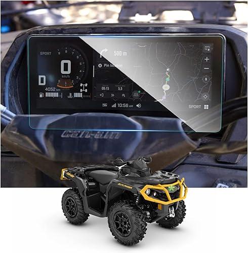 Ruiya Screen Protector for Can-Am Maverick R/Outlander 10.25" Display Touchscreen 9HD Tempered Glass Compatible with (2024-2026) Can-Am Maverick R/2025+ Can-Am Outlander & 2023+ Ski-Doo