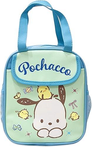 Roffatide Anime Pochacco Lunch Bag for Man Woman Leakproof Lunch Box Large Compartment Heat Preservation for Cold Two Applicable Lunch Container Tote for Work Travel Green, LYB11607