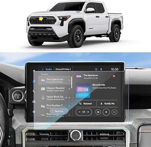 SKTU for 2024 2025 2026 Toyota Tacoma Screen Protector 14 Inch for 2024 2025+ Tacom a (Limited/Trailhunter/TRD Pro) Navigation Toyota Tacoma 2024 2025 2026 Accessories Tempered Glass [Ultra Clear, Anti-Glare, 9H Hardness]