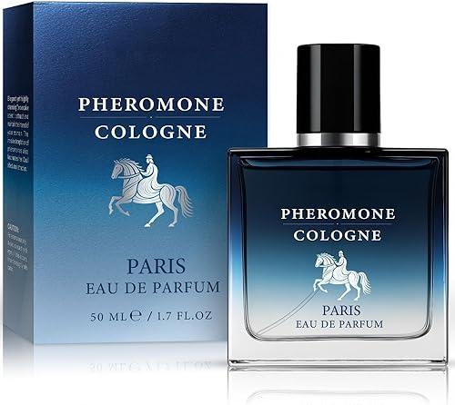 Pheromone Cologne for Men, Long Lasting Masculine Fragrance, Unique Scent for Enhanced Confidence and Charisma, Attraction Cologne Spray, 1.7 Fl Oz