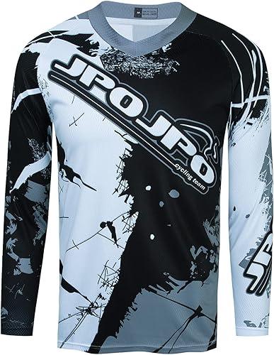 Men's Cycling Jersey Long Sleeve MTB T Shirt Mountain Bike Motorcycle Bicycle Clothing