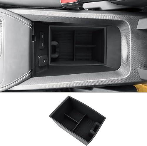 CDEFG for 2025 2026 Ford Mustang Mach-E Center Console Organizer Tray, for 2025-2026 Ford Mustang Mach-E Accessories Middle Console Organizer Central Armrest Storage Box