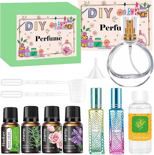 Perfume Making Kit- DIY Perfume Making Kits for Women, Make Your Own Scent with Essential Oil, Bottle, Fun Make Your Own Perfume, Fragrance Gifts for Women Girls