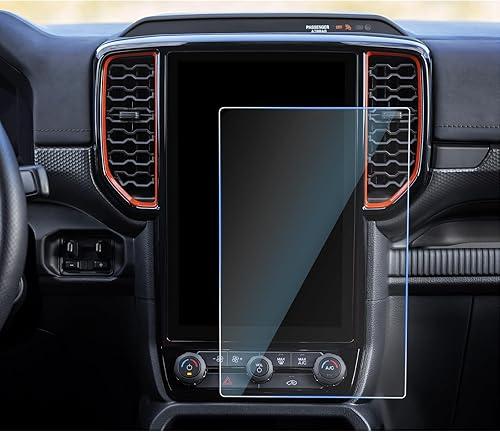 CDEFG Tempered Glass for 2024 2025 2026 Ford Ranger 12-Inch Screen Protector, for 2024 2025 2026 Ford Ranger Lariat Raptor Accessories 12" Navigation Screen Cover HD 9H Hardness