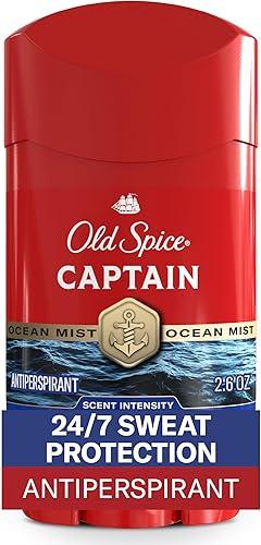 Old Spice Red Collection Invisible Solid Anti-Perspirant and Deodorant for Men, Captain, 2.6 oz