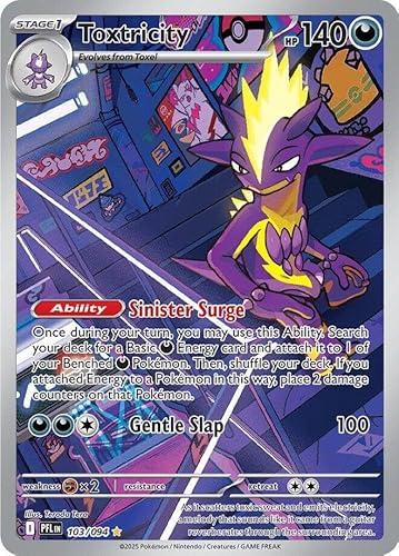 Pokemon - Toxtricity 103/094 - Phantasmal Flames - Illustration Rare - Foil - Single Card