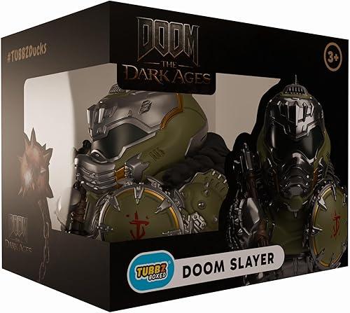 TUBBZ Boxed Edition: Doom Dark Ages - Doom Slayer Cosplaying Rubber Duck Vinyl Figure – Official Collectible for Fans of Doom