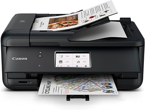 Canon PIXMA TR8620a - All-in-One Printer Home Office|Copier|Scanner|Fax|Auto Document Feeder | Photo, Document | Airprint (R), Android, Black, Works with Alexa — 31% off