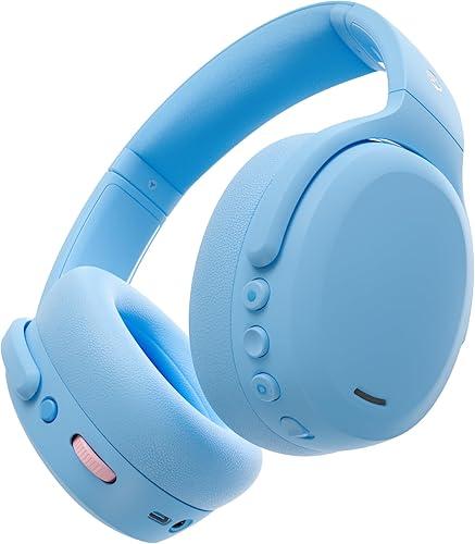 Skullcandy Crusher ANC 2 Wireless Over-Ear Bluetooth Headphones with Multi-Sensory Bass, Active Noise Cancelling, Up to 60 Hours Battery, Microphone for iPhone Android - Preppy Blue — 17% off