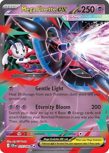 Pokemon - Mega Floette ex 035/086 - Chaos Rising - Double Rare - Single Card