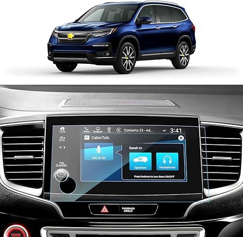 SKTU for 2022 Honda Pilot Screen Protector for 2019-2022 Honda Pilot 2019-2025 Honda Passport 8 Inch Navigation Honda Pilot 2022 Accessories [9H Hardness, Anti-Scratch&Glare, Ultra Clear]