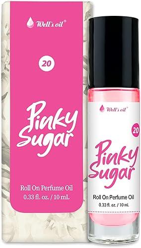 Well's Oil Roll-On Perfume Oil (Pinky Sugar) | Oil-Based Fragrance | Long-Lasting Wear | Paraben-Free | 0.33 fl oz / 10 ml
