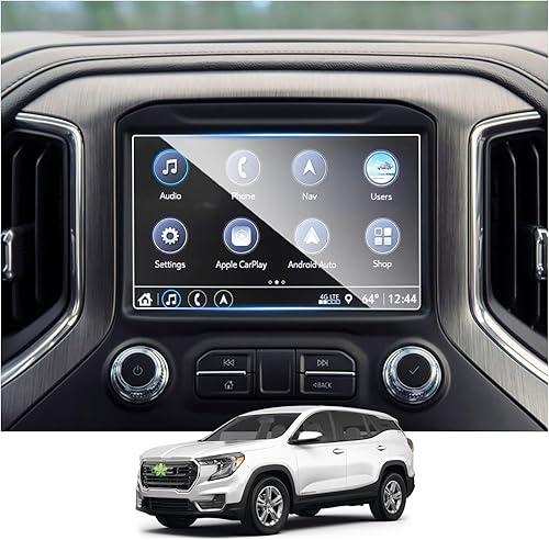 (2Packs) 2018-2024 Terrain Screen Protector for 2024 GMC Terrain Accessories 9HD Anti-glare Scratch Tempered Glass Compatible with 2018 2019 2020 2021 2022 2023 2024 GMC Terrain SLE/SLT/AT4/Denali(8")