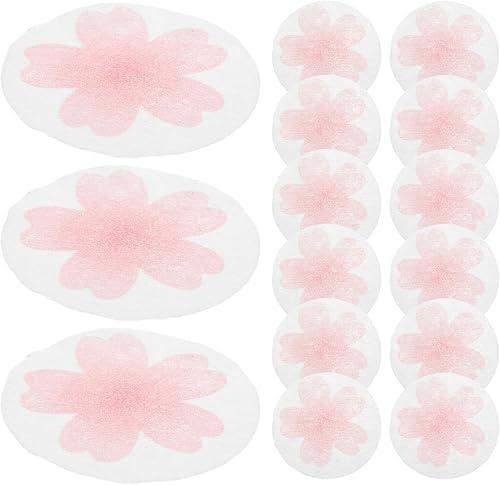 OSALADI 100pcs Disposable Non-woven Fabric Eye Mask Paper Cherry Blossom Printed Eye Care Patch for Sensitive Skin Daily Use