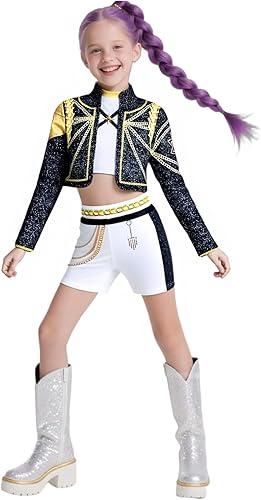 Rumi Mira Zoey Pop Idol Cosplay Costume Popular Singers Stage Costumes Anime Cosplay De-Mon Costumes