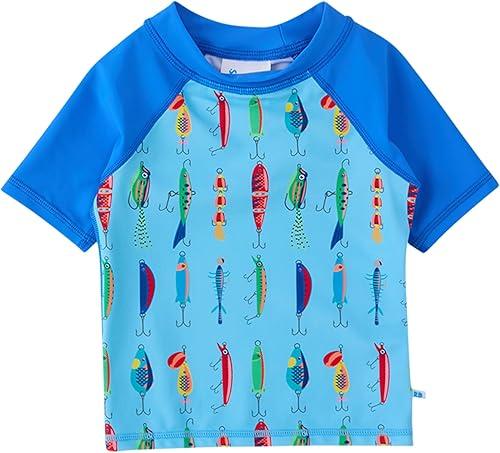 RUGGEDBUTTS® Baby/Toddler Boys Short Sleeve Rash Guard