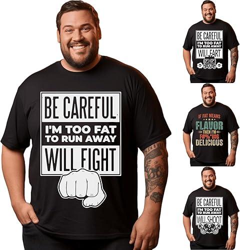 Big Tall Mens T Shirts Tshirts for Men Funny Sarcastic Humor Adult Joke Plus Size Short Sleeve Tee Shirts T0 5641 009P