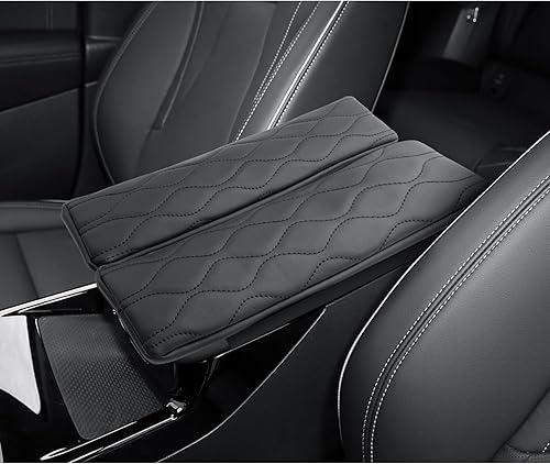 CDEFG 2Pcs for 2021-2024 Buick Envision Center Console Cover for 2021 2022 2023 2024 Buick Envision Accessories Armrest Cover 2021-2024 Envision Middle Console Pad Arm Rest Cushion Leather Cover