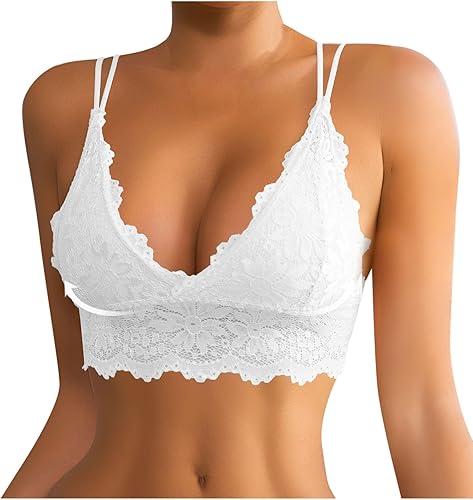 Sexy Bras for Women Lace Bralettes with Underwire Push Up Women's Balconette Lingeries Bra Spaghetti Strap Bras