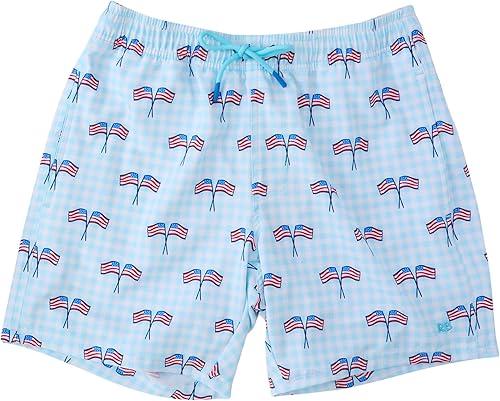 RUGGEDBUTTS UPF50+ Men's Stretch Swim Trunks