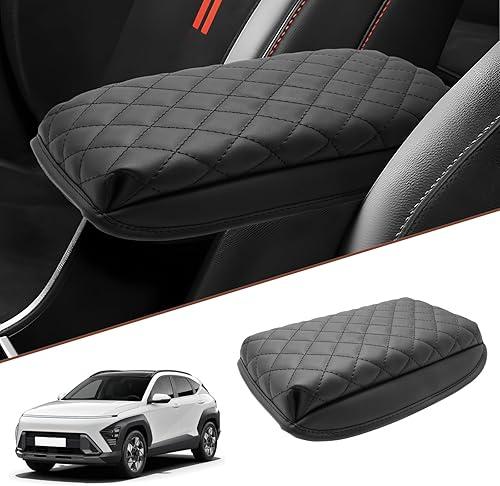 SKTU for 2024 2025 2026 Hyundai Kona Center Console Cover 2024 2025 2026 Kona SE/SEL/N Line/Limited Armrest Pad Cover Kona Seat Box Cover Hyundai Kona 2024 2025 2026 Accessories Center Console Cushion
