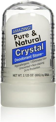 Thai Deodorant Stone Pure and Natural Crystal Mini Stick, 2.125 Ounce
