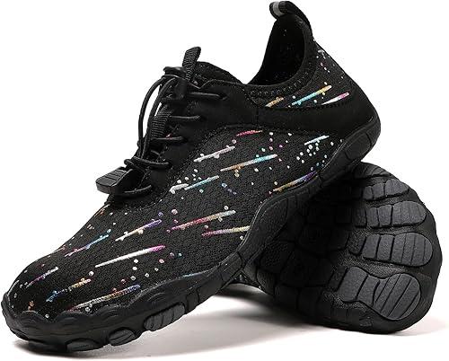Hike Barefoot Water Shoes for Women Men, Barefoot Shoes with Wide Toe Box, Non-Slip & Quick Dry Breathable Aqua Socks for Beach Pool Aqua Swim Surf Hiking Walking Shoes